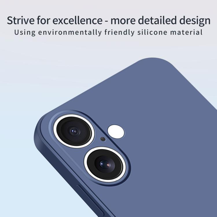 For iPhone 17 MOFI Caring Soft Shell Liquid Silicone Skin Feel Phone Case(Black) by MOFI