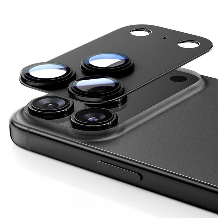 For iPhone 17 Pro Max Kalebol Precise Alignment Stepped Eagle Eye Metal Lens Film(Black) by Kalebol