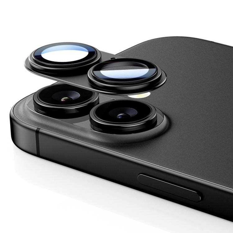 For iPhone 17 Kalebol Precise Alignment Stepped Eagle Eye Metal Lens Film(Black) by Kalebol
