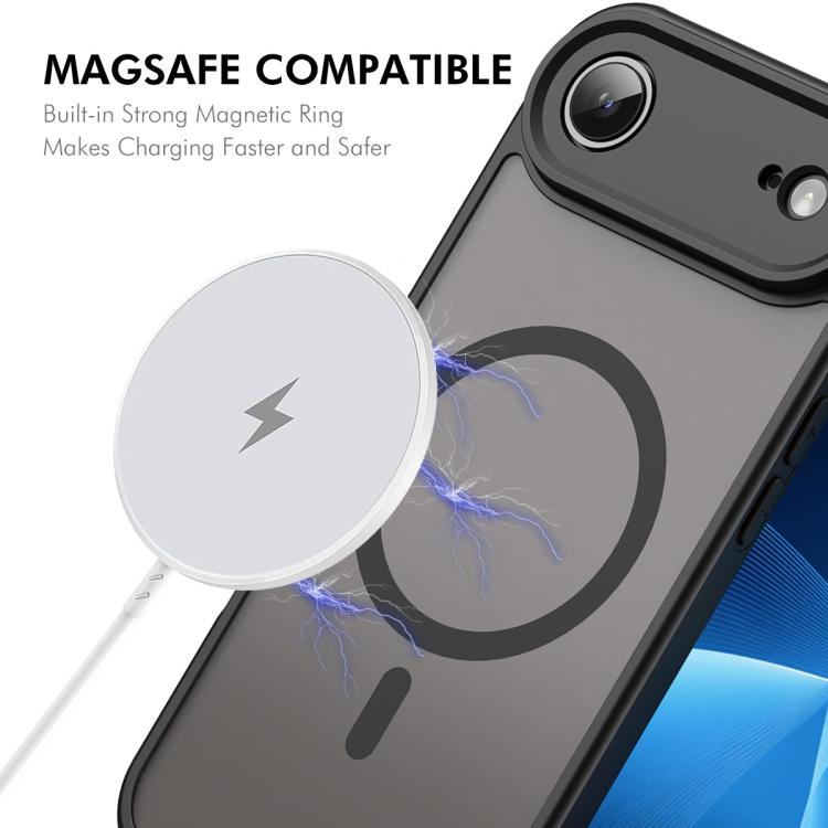 For iPhone Air ENKAY Hat-Prince MagSafe Matte Translucent Shockproof Phone Case with Large Arc Edge Film(Green) by ENKAY