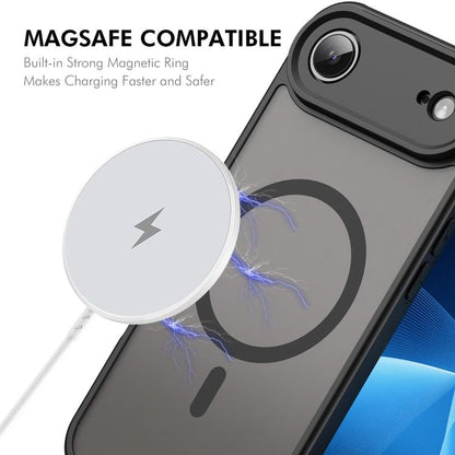 For iPhone Air ENKAY Hat-Prince MagSafe Matte Translucent Shockproof Phone Case with Large Arc Edge Film(Green) by ENKAY