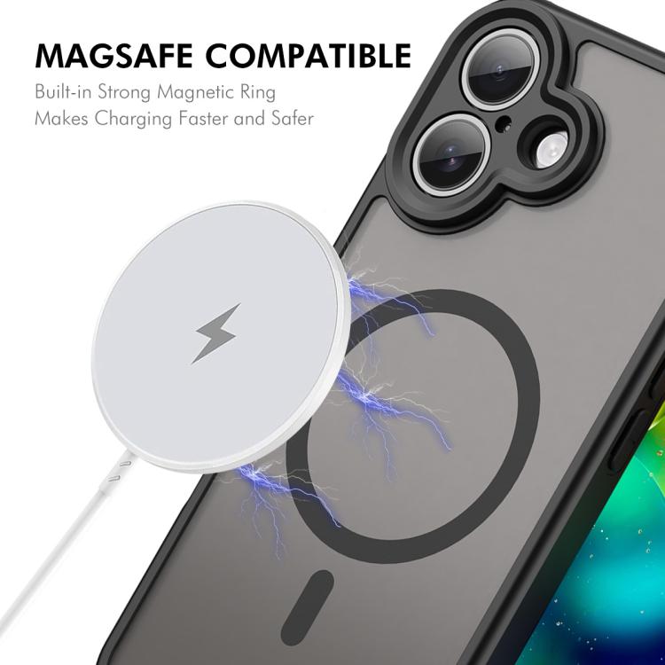 For iPhone 17 ENKAY Hat-Prince MagSafe Matte Translucent Shockproof Phone Case with Large Arc Edge Film(Green) by ENKAY