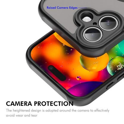 For iPhone 17 ENKAY Hat-Prince MagSafe Matte Translucent Shockproof Phone Case with Large Arc Edge Film(Purple) by ENKAY