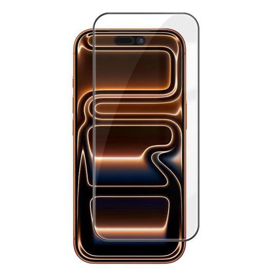 For iPhone 17 Pro Max Kalebol High-Aluminum Screen-Printed Full-Coverage Anti-Fingerprint Black-Bordered HD Tempered Glass Film by Kalebol