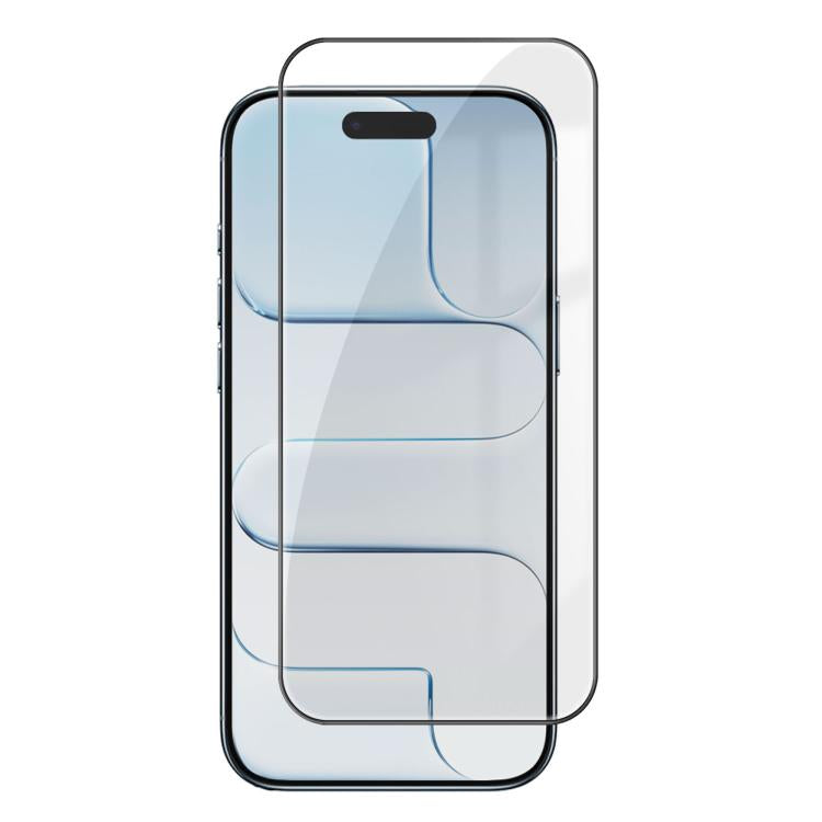 For iPhone Air Kalebol High-Aluminum Screen-Printed Full-Coverage Anti-Fingerprint Black-Bordered HD Tempered Glass Film by Kalebol