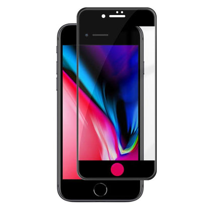 For iPhone 7 Kalebol High-Aluminum Screen-Printed Full-Coverage Anti-Fingerprint Black-Bordered HD Tempered Glass Film by Kalebol