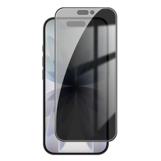 For iPhone 17 Kalebol High-Aluminum Screen-Printed Full-Coverage Black-Border Privacy Tempered Glass Film by Kalebol