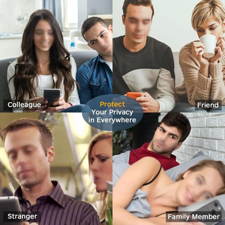 For iPhone XR 10pcs Kalebol High-Aluminum Screen-Printed Full-Coverage Black-Border Privacy Tempered Glass Film by Kalebol