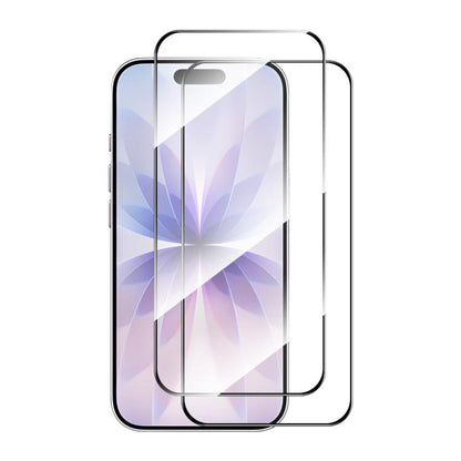 For iPhone 17 2pcs ENKAY Thickened Glue No White Edge High Aluminum-silicon Tempered Glass Film by ENKAY