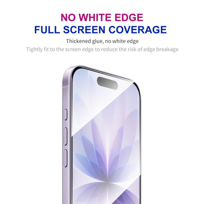 For iPhone 17 2pcs ENKAY Thickened Glue No White Edge High Aluminum-silicon Tempered Glass Film by ENKAY
