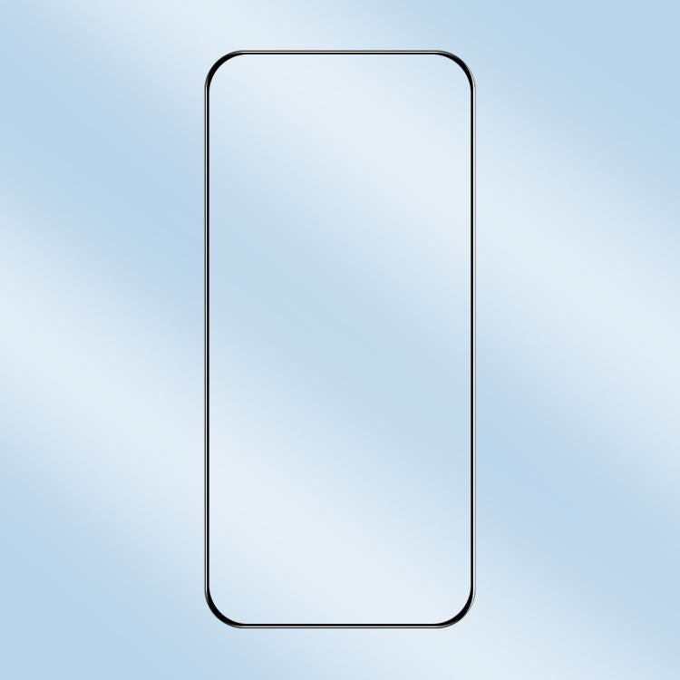 For iPhone Air 2pcs ENKAY Thickened Glue No White Edge High Aluminum-silicon Tempered Glass Film by ENKAY