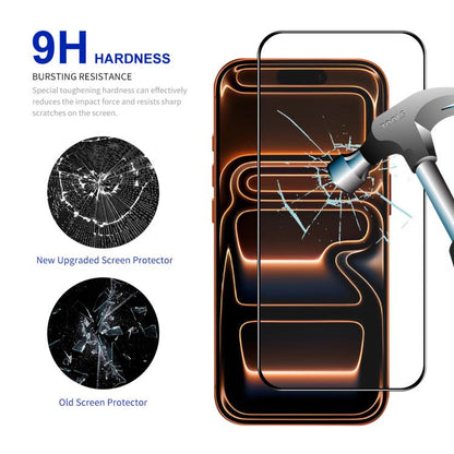 For iPhone 17 Pro Max 5pcs ENKAY Thickened Glue No White Edge High Aluminum-silicon Tempered Glass Film by ENKAY