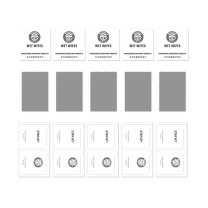 For iPhone 17 Pro Max 5pcs ENKAY Thickened Glue No White Edge High Aluminum-silicon Tempered Glass Film by ENKAY