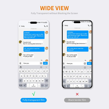 For iPhone 17 Pro Max 5pcs ENKAY Thickened Glue No White Edge 9H Big Arc Edge High Aluminum-silicon Tempered Glass Film by ENKAY