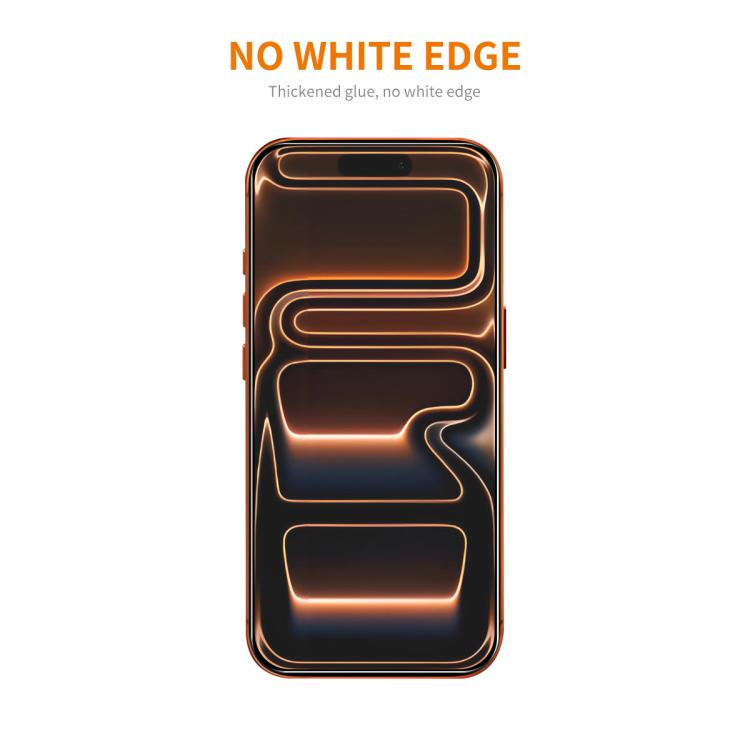 For iPhone 17 Pro 10pcs ENKAY Thickened Glue No White Edge 9H Big Arc Edge High Aluminum-silicon Tempered Glass Film by ENKAY