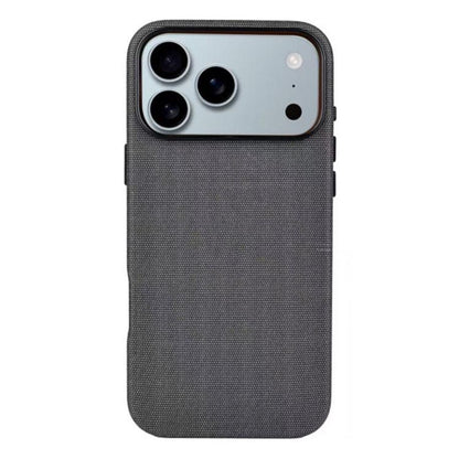 For iPhone 17 Pro Kalebol Fabric-Textured Perforated MagSafe PC Phone Case(Black) by Kalebol