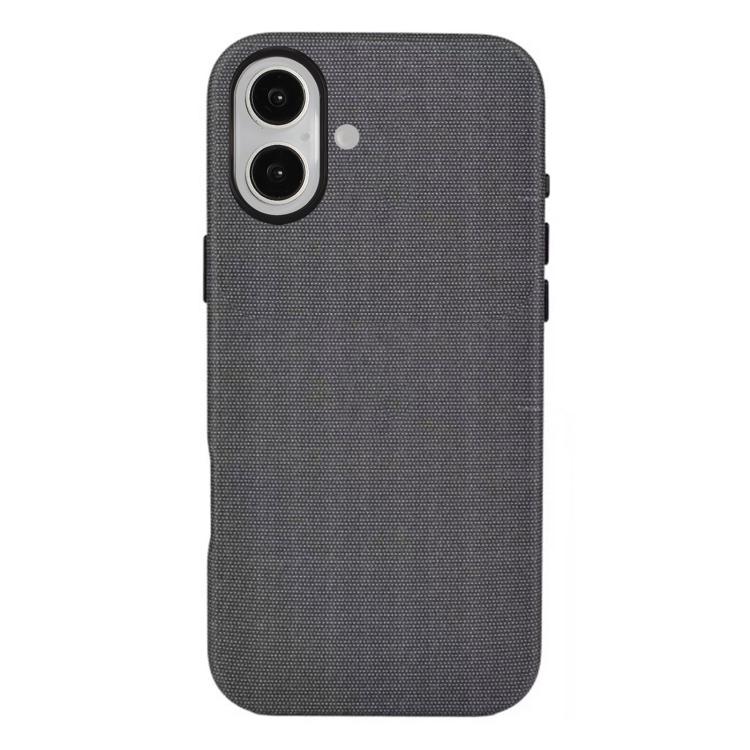 For iPhone 17 Kalebol Fabric-Textured Perforated MagSafe PC Phone Case(Black) by Kalebol