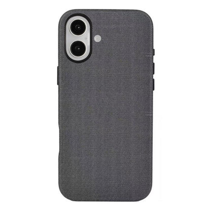 For iPhone 17 Kalebol Fabric-Textured Perforated MagSafe PC Phone Case(Black) by Kalebol