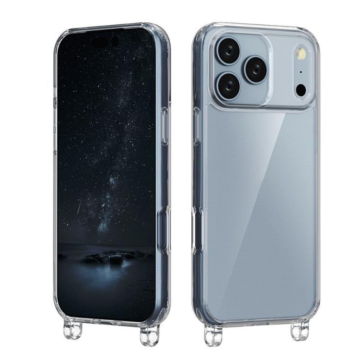For iPhone 14 Pro Max Kalebol Minimalist Transparent Lanyard Integrated Phone Case(Transparent) by Kalebol