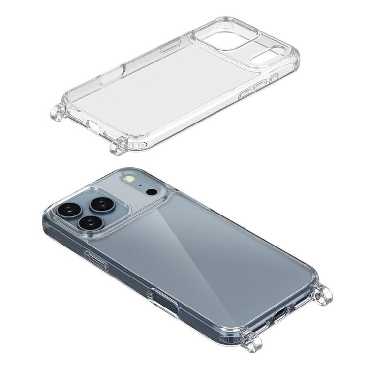 For iPhone 17 Pro Max Kalebol Minimalist Transparent Lanyard Integrated Phone Case(Transparent) by Kalebol