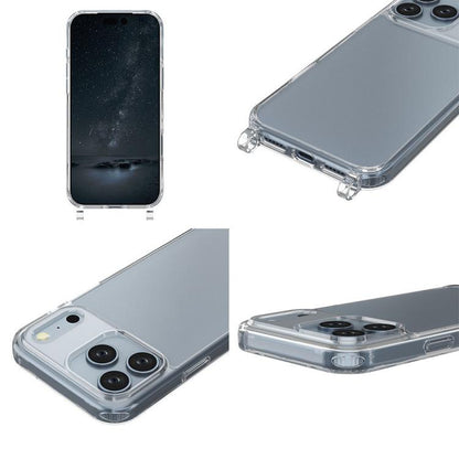 For iPhone 17 Pro Max Kalebol Minimalist Transparent Lanyard Integrated Phone Case(Transparent) by Kalebol