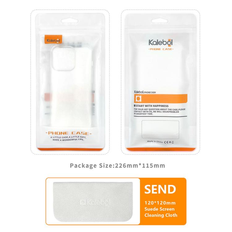 For iPhone 16 Plus Kalebol Minimalist Transparent Lanyard Integrated Phone Case(Transparent) by Kalebol