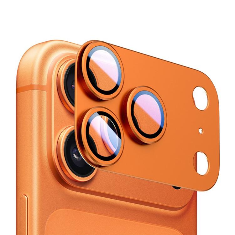 For iPhone 17 Pro Kalebol Armor Full-Coverage Metal Lens Ring Protector Film(Orange) by Kalebol