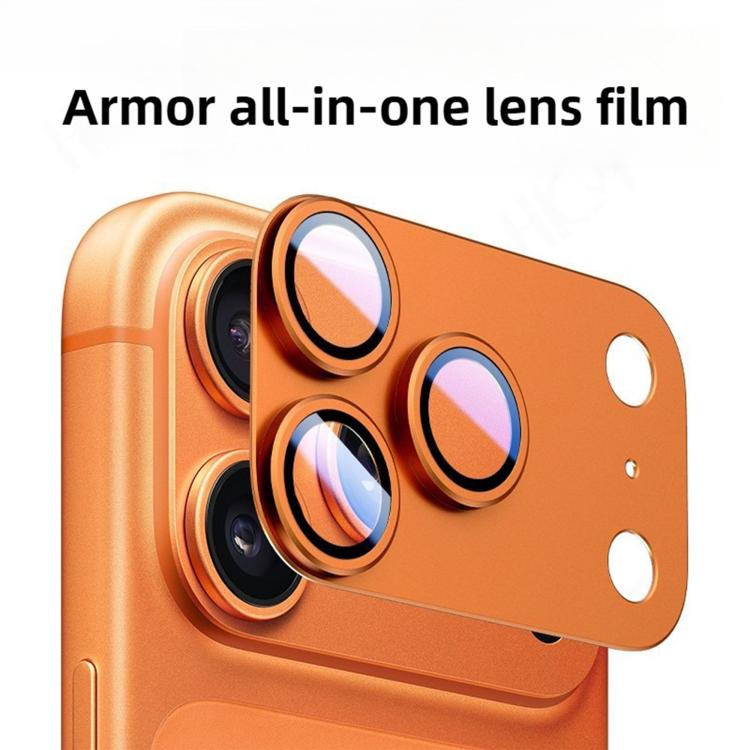 For iPhone 17 Pro Max Kalebol Armor Full-Coverage Metal Lens Ring Protector Film(Black) by Kalebol