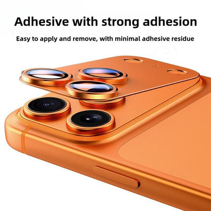 For iPhone 17 Pro Kalebol Armor Full-Coverage Metal Lens Ring Protector Film(Orange) by Kalebol