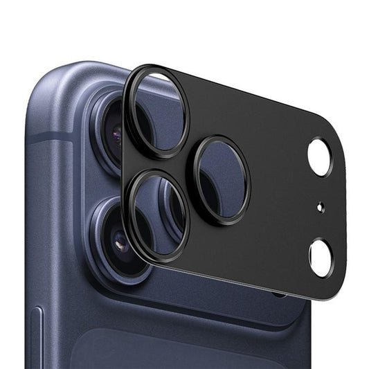 For iPhone 17 Pro Max Kalebol Metal Convex Hollow Lens Protector Ring(Black) by Kalebol