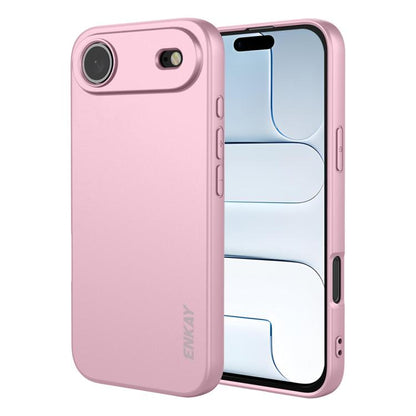 For iPhone Air ENKAY Liquid Silicone Soft Shockproof Phone Case(Pink) by ENKAY