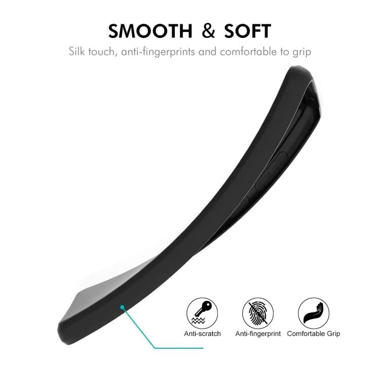 For iPhone 17 Pro ENKAY Liquid Silicone Soft Shockproof Phone Case(Black) by ENKAY