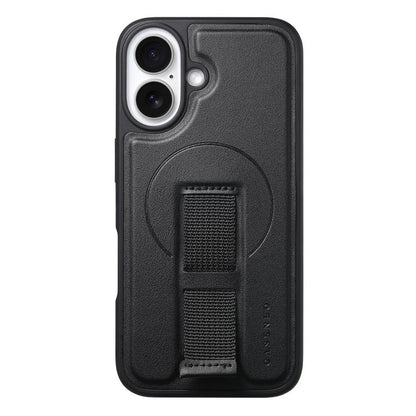 For iPhone 17 CaseNeo Finger Grip Wristband MagSafe Back Phone Case(Black) by CaseNeo