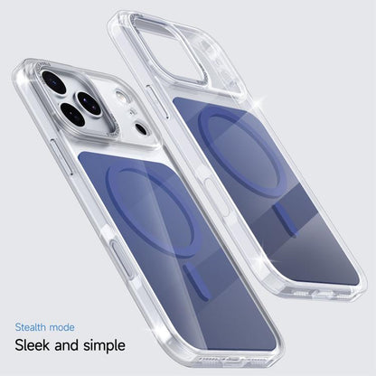 For iPhone 17 Pro Max Kalebol Transparent Magnetic MagSafe Skin Feel Phone Case(Blue) by Kalebol