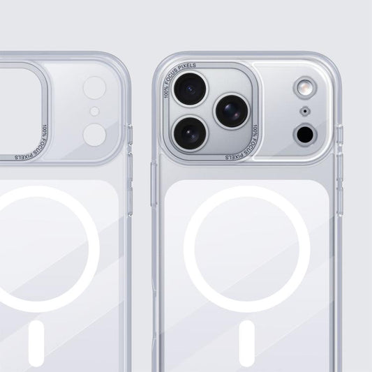 For iPhone 17 Pro Kalebol Transparent Magnetic MagSafe Skin Feel Phone Case(White) by Kalebol