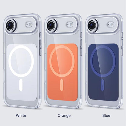 For iPhone Air Kalebol Transparent Magnetic MagSafe Skin Feel Phone Case(Orange) by Kalebol