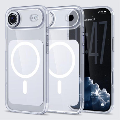 For iPhone Air Kalebol Transparent Magnetic MagSafe Skin Feel Phone Case(White) by Kalebol