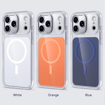 For iPhone 17 Pro Max Kalebol Transparent Magnetic MagSafe Skin Feel Phone Case(Blue) by Kalebol