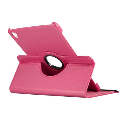 ENKAY 360 Degree Rotation Lichi Texture Leather Case with Holder for HUAWEI MediaPad M6 10.8 2019(Rose) by ENKAY