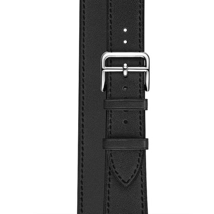 For Apple Watch 3 / 2 / 1 Generation 38mm Universal Leather Double-loop Watch Band(gray) by bashfashion