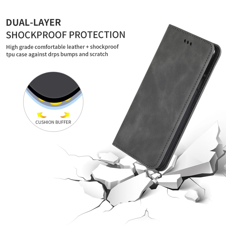 For iPhone 11 Pro Retro Skin Feel Business Magnetic Horizontal Flip Leather Case(Dark Gray) by bashfashion