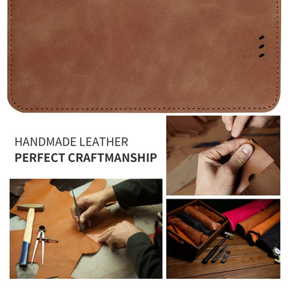 For iPhone 11 Retro Skin Feel Business Magnetic Horizontal Flip Leather Case (Brown) by bashfashion
