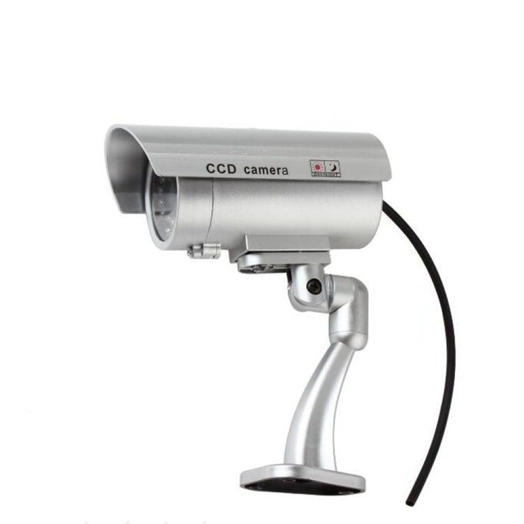 IP66 Waterproof Dummy CCTV Camera With Flashing LED For Realistic Looking for Security Alarm(black) by bashfashion