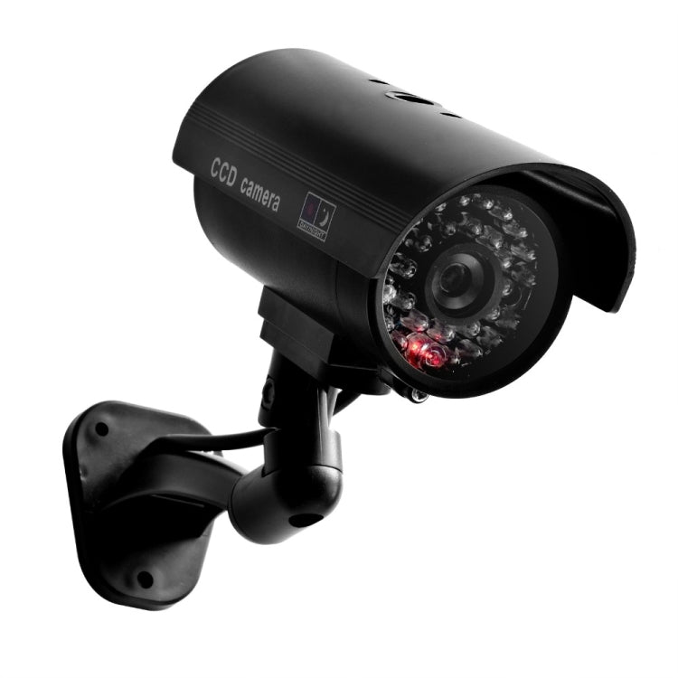 IP66 Waterproof Dummy CCTV Camera With Flashing LED For Realistic Looking for Security Alarm(Silver) by bashfashion