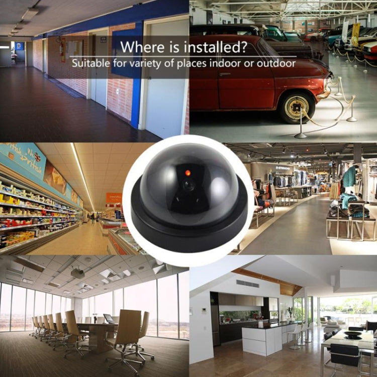 Infrared CCTV Dummy Dome LED Surveillance Security Camera by bashfashion