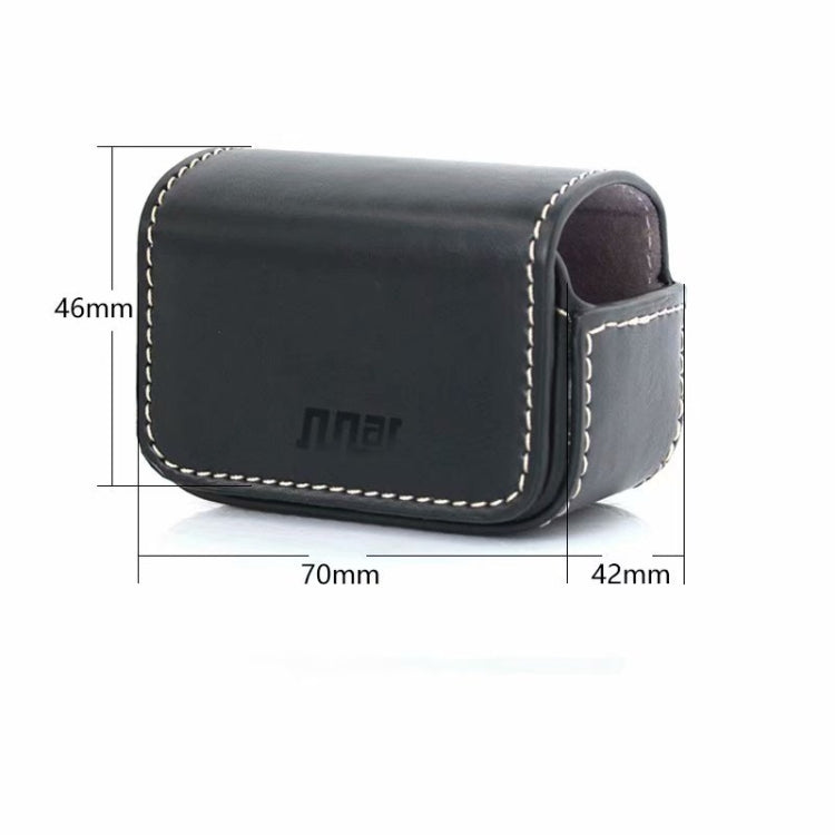 Waterproof Mini Leather Case Storage Carrying Box for DJI OSMO Action / GoPro / SJCAM / Xiaomi Mi Jia(Coffee) by bashfashion