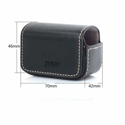Waterproof Mini Leather Case Storage Carrying Box for DJI OSMO Action / GoPro / SJCAM / Xiaomi Mi Jia(Coffee) by bashfashion