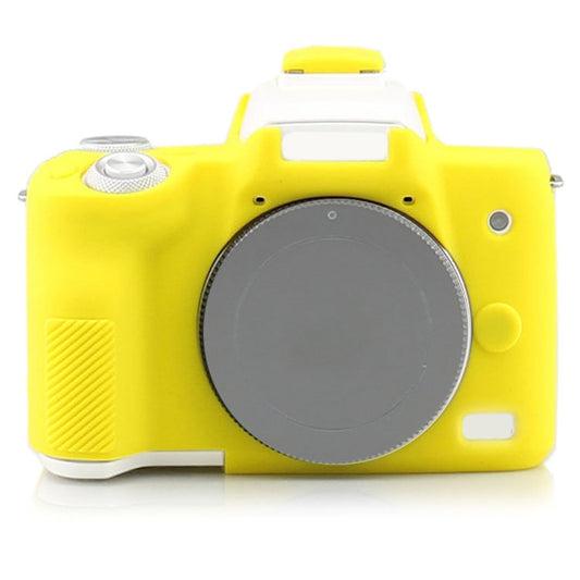 Richwell Silicone Armor Skin Case Body Cover Protector for Canon EOS M50 Body Digital Camera(Yellow) by Richwell
