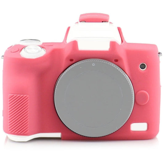 Richwell Silicone Armor Skin Case Body Cover Protector for Canon EOS M50 Body Digital Camera(Pink) by Richwell