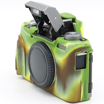 Richwell Soft Silicone TPU Skin Body Rubber Camera Case Bag Full Cover for Fujifilm Fuji X-T100 Digital Camera(Camouflage) by Richwell